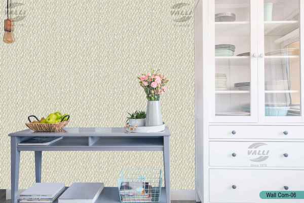 Self design wallpaper white family color