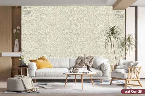 Self design wallpaper white family color