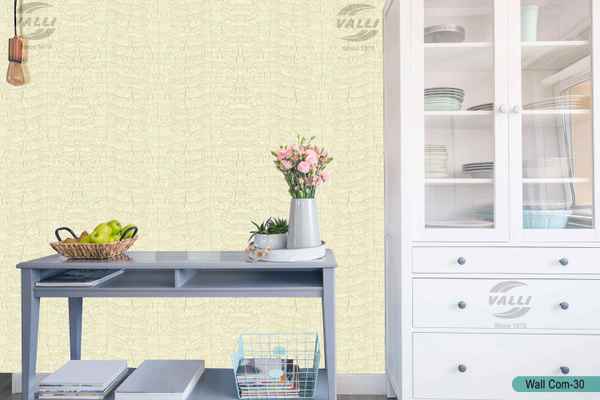 Waves design self design wallpaper white family color