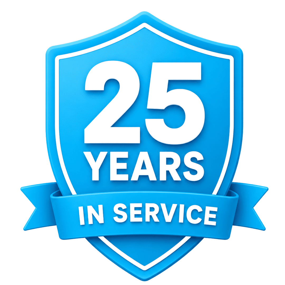 25 Years in Service