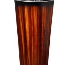 QUALITY FIBER POT 39 INCH WOODEN LOOK