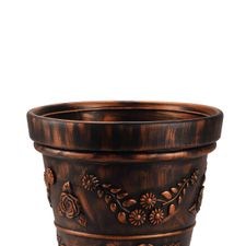 INDIGO POT ANTIQUE LOOK