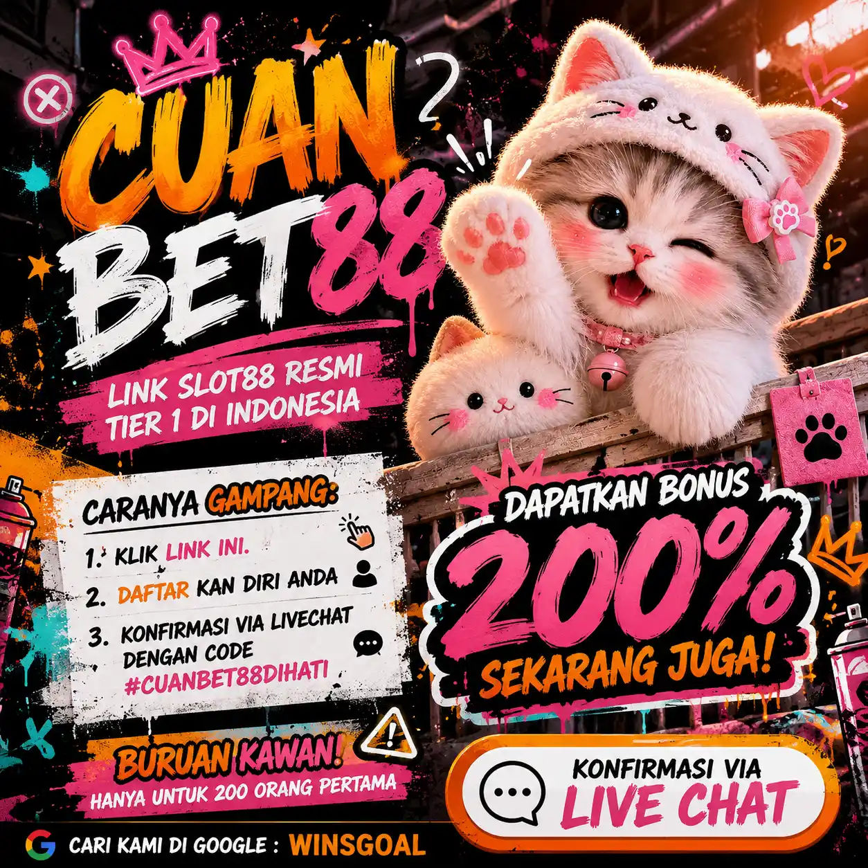 Thumbnail 1 of 3, Poster, CUANBET88 - Link Login Slot88 Resmi Terbaru Tier 1 2026 Dengan Rate Slot Maxwin Tinggi designed and sold by CUANBET88.