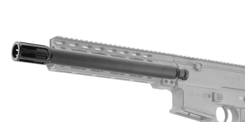 Cocker thread for tuning barrels