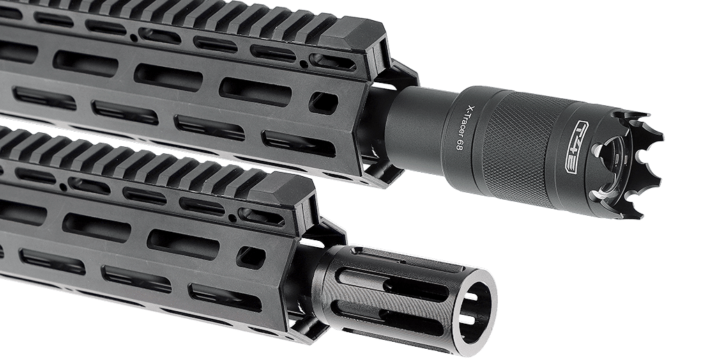 Threaded muzzle for tracer units (M22x1.5)
