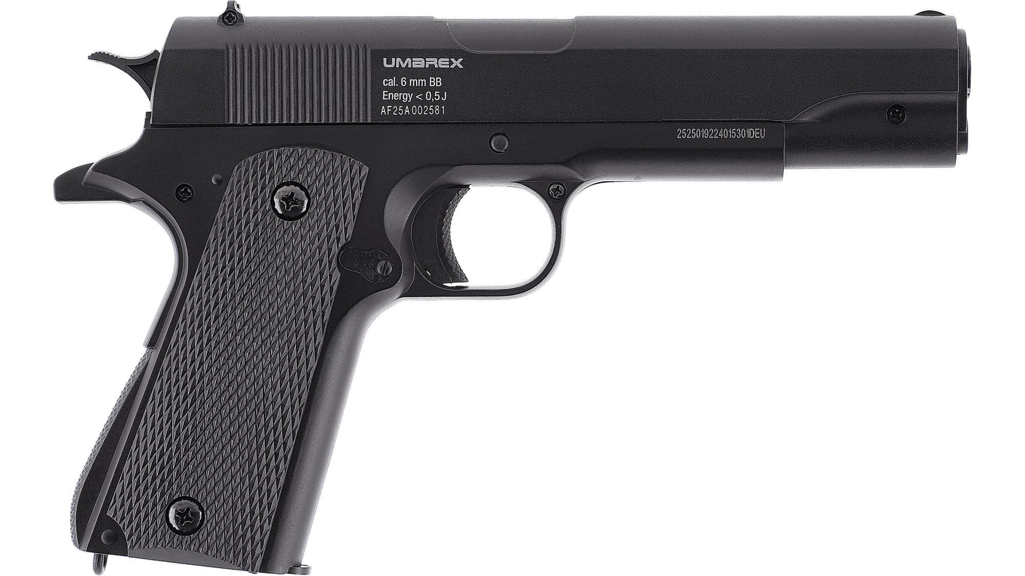 H&K P30 BK Culasse Métal Spring 0.5J - Pistolet Adulte Unisexe Noir