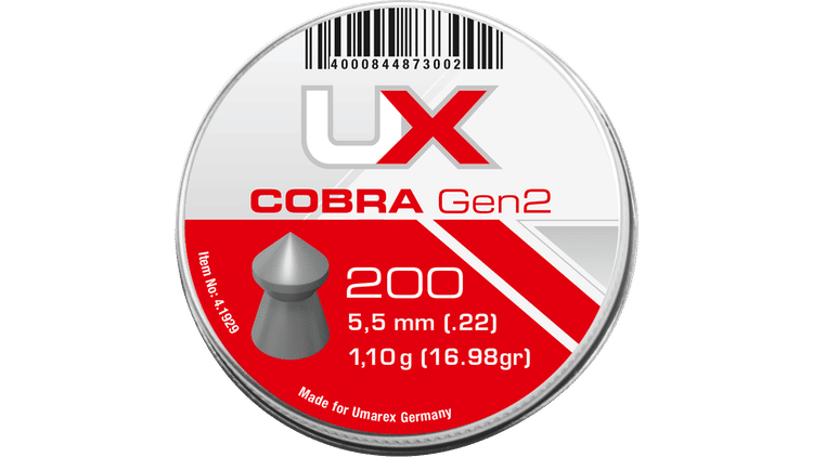 Products » Airguns » Ammunition » 4.1929 » Cobra Pellets Gen2