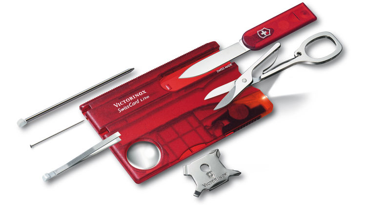 iv_Victorinox SwissCard Lite transparent rot_0