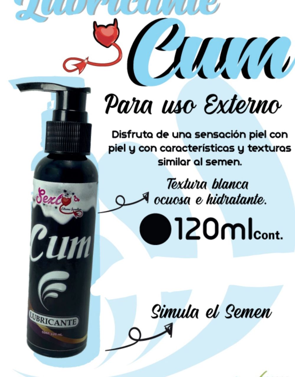 Simulador de Semen - Lubricante CMT COMERCIALIZADORA SAS