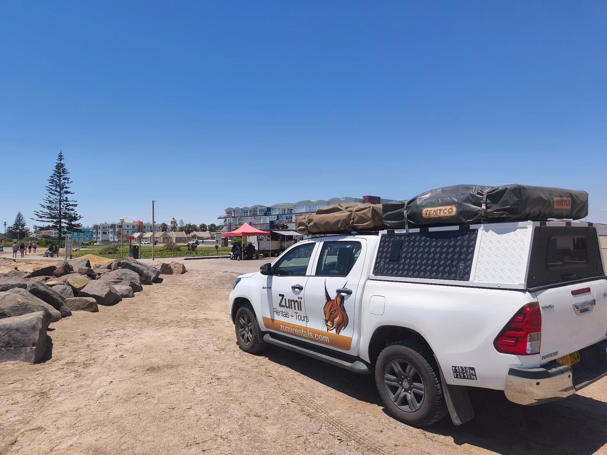 Toyota Hilux Camping in Swakopmund