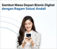 <p><strong><span style="color:#2d2c2c">Sambut Masa Depan Bisnis Digital</span> <span style="color:#035fb3">dengan Ragam Solusi Andal!</span></strong></p>
