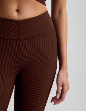 Legging Femme Sans Couture Taille Haute Côtelé – Pantalon de Sport Extensible et Sculptant - vue 3