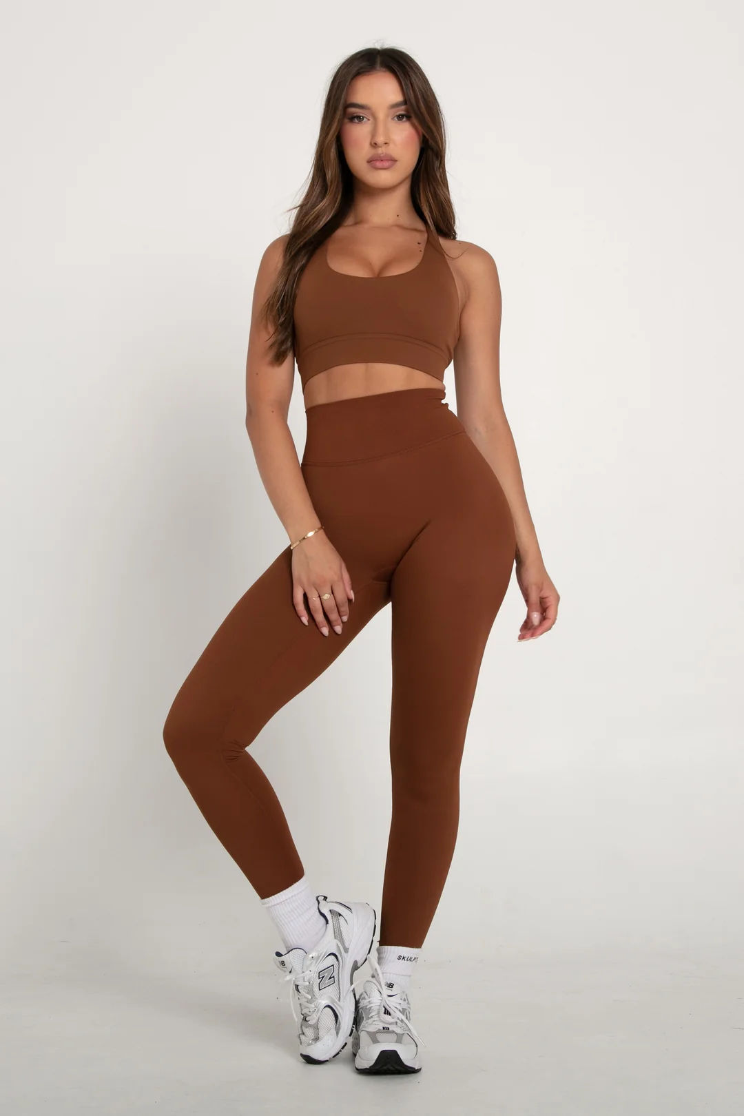 Legging Femme Sans Couture Taille Haute Côtelé – Pantalon de Sport Extensible et Sculptant