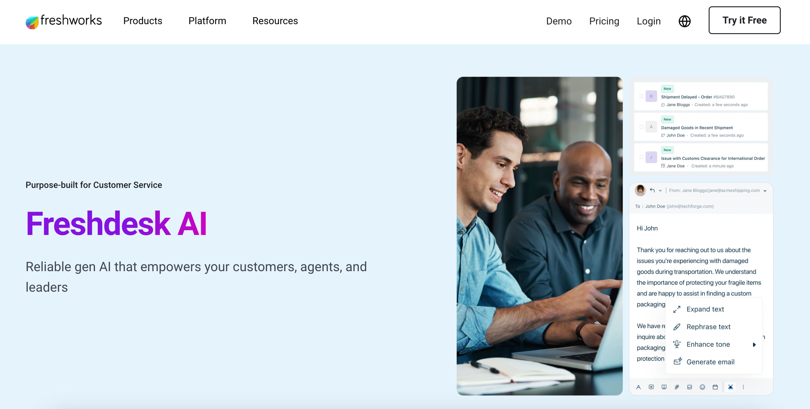 Freshdesk AI