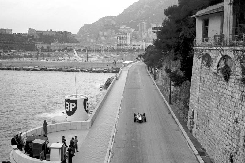 Seen here running on his own, Hill eventually closed up to within 1.3sec of McLaren
