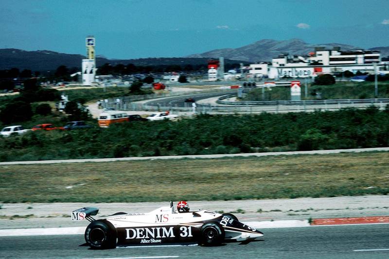 Eddie Cheever in a Osella FA1.
