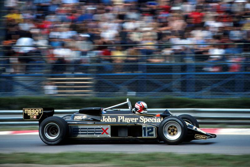 Nigel Mansell retired in his Lotus 87 with handling difficulties after full fuel tanks were responsible for wearing away the cars skirts.
