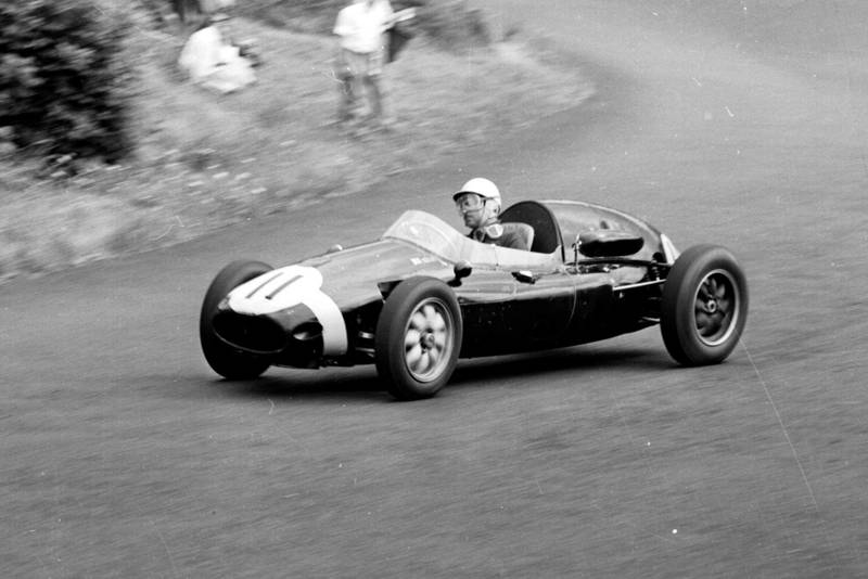 Maurice Trintignant in his Cooper T45 Climax