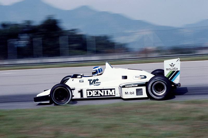Keke Rosberg in a Williams FW08C Ford