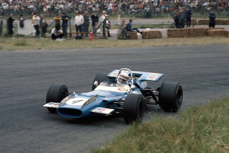 Jackie Stewart in his Matra at the 1969 Dutch Grand Prix