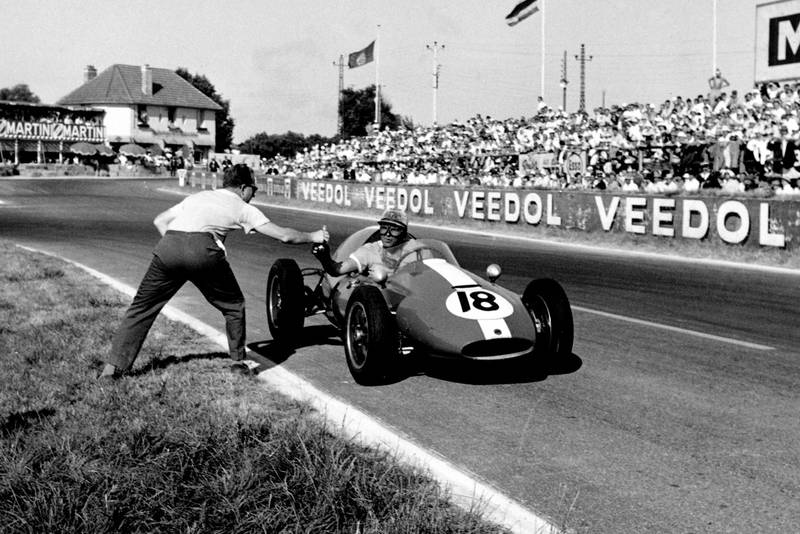 Ian Burgess stops for a drink during an incredibly hot race.