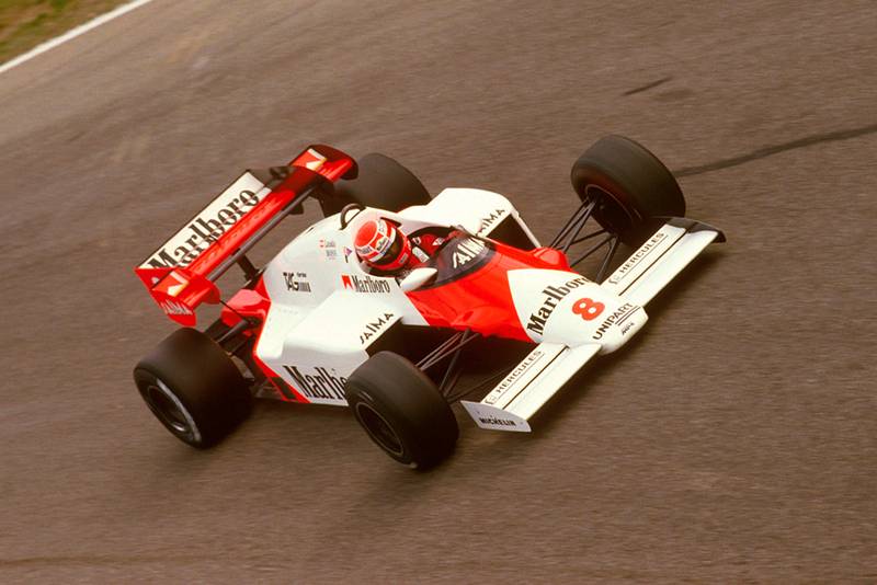 Niki Lauda at Parabolica.