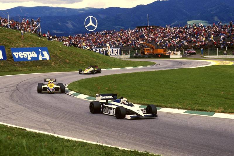 Nelson Piquet in his Brabham BT54.
