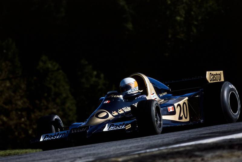 Jody Scheckter (Wold) at the 1977 Canadian Grand Prix, Mosport Park.