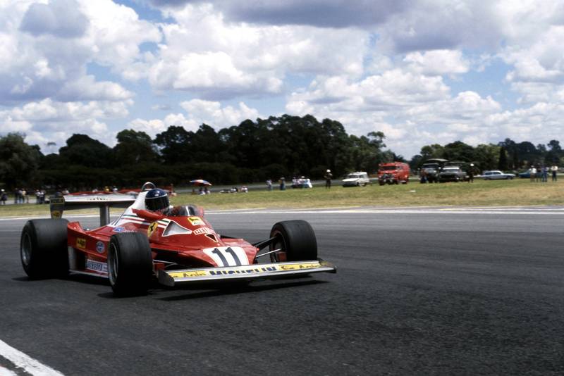 Carlos Reutemann (Ferrari) driving at the 1978 Argentine Grand Prix, Buenos Aires.