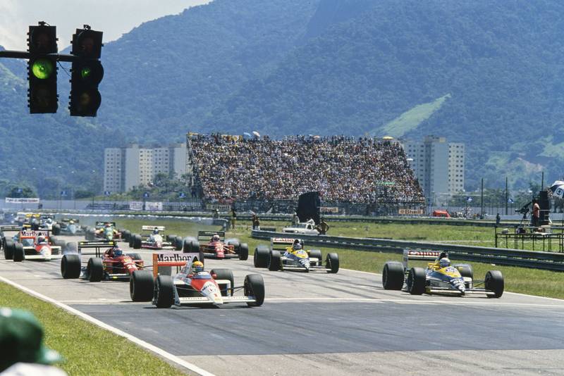 1989 Brazilian GP start
