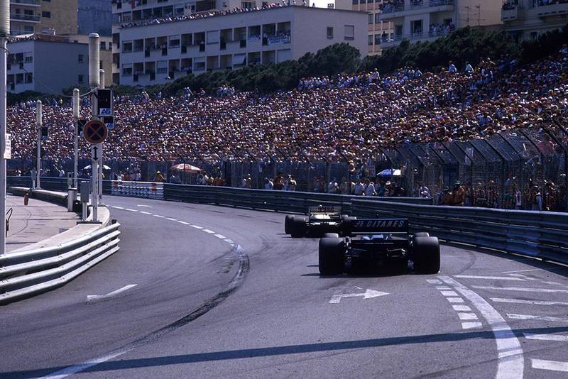 The narrow track of Monaco.
