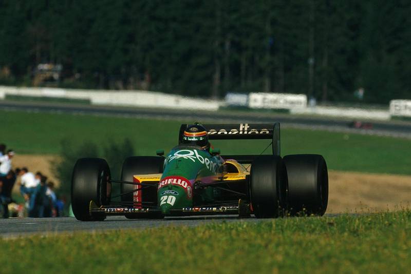 Thierry Boutsen in his Benetton B187.