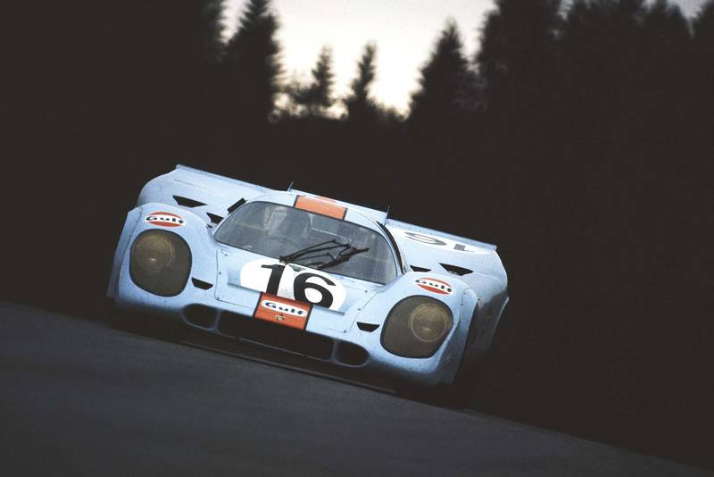 Pedro Rodriguez comes over the crest at Zeltweg