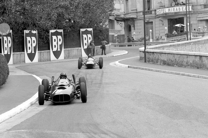 Hill spent large parts of the race under pressure from Clark