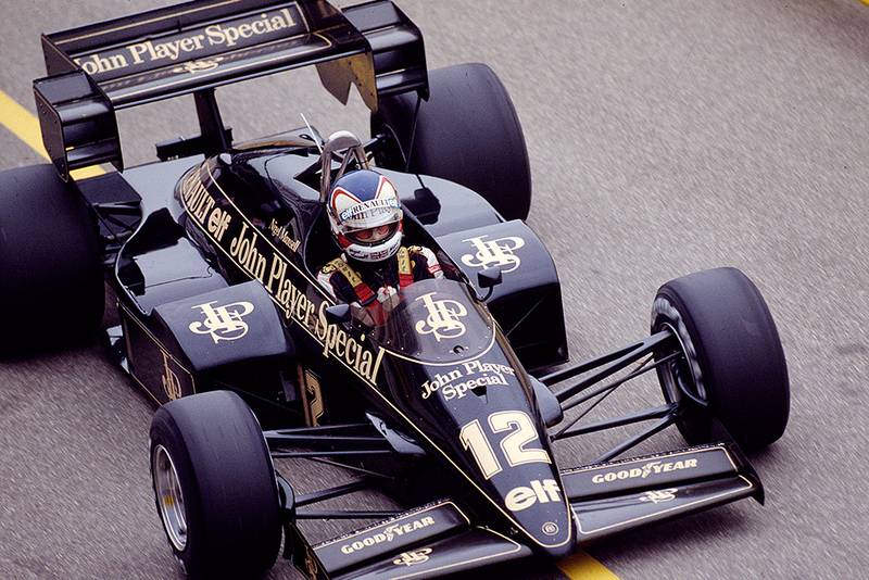 Alain Prost driving a McLaren MP4/2.