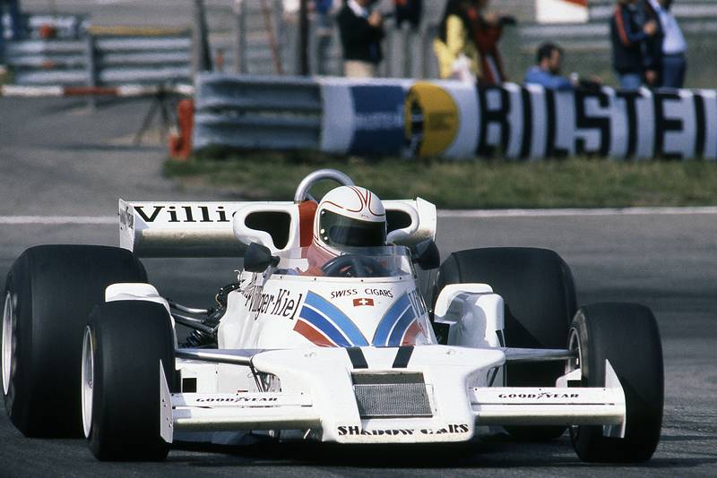 Alan Jones (Shadow) at the 1977 Austrian Grand Prix, Österreichring.