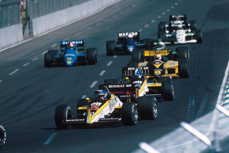Patrick Tambay in his Renault RE60B.