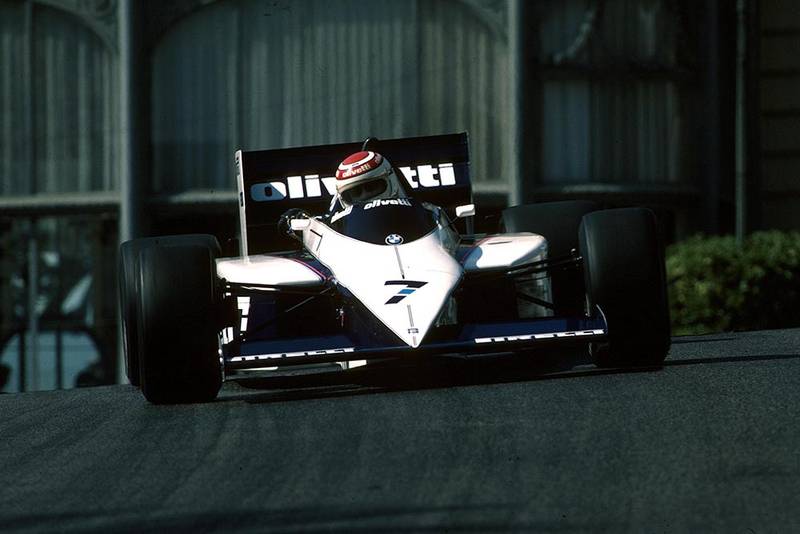 Nelson Piquet did not finish in his Brabham BT54.