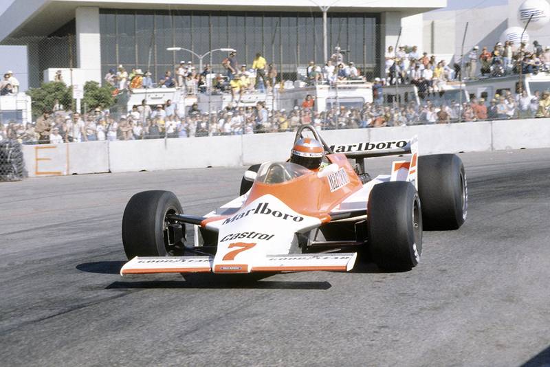 John Watson in a McLaren M29C-Ford Cosworth.