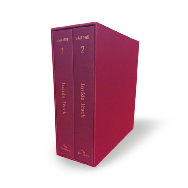 Product image for Phil Hill: Inside Track | Phil Hill with Doug Nye | Collector's Edition Book | Hardback