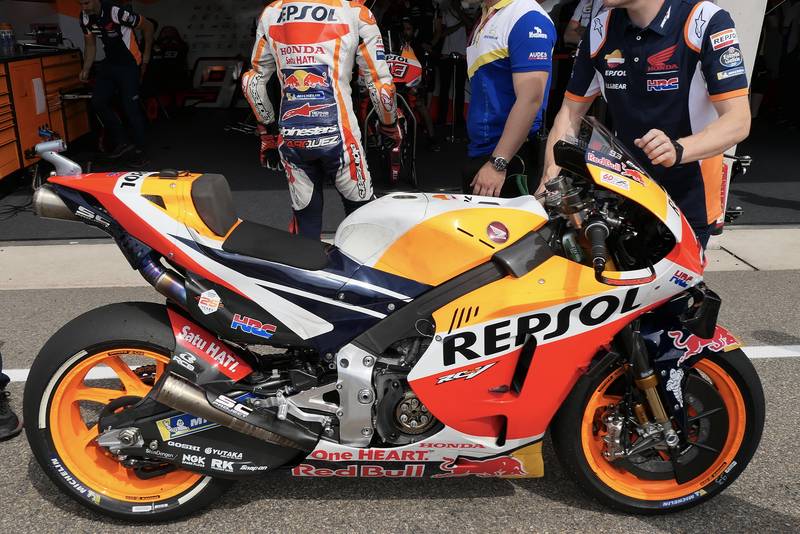 Honda's 2019 RC213V carbon fibre chassis