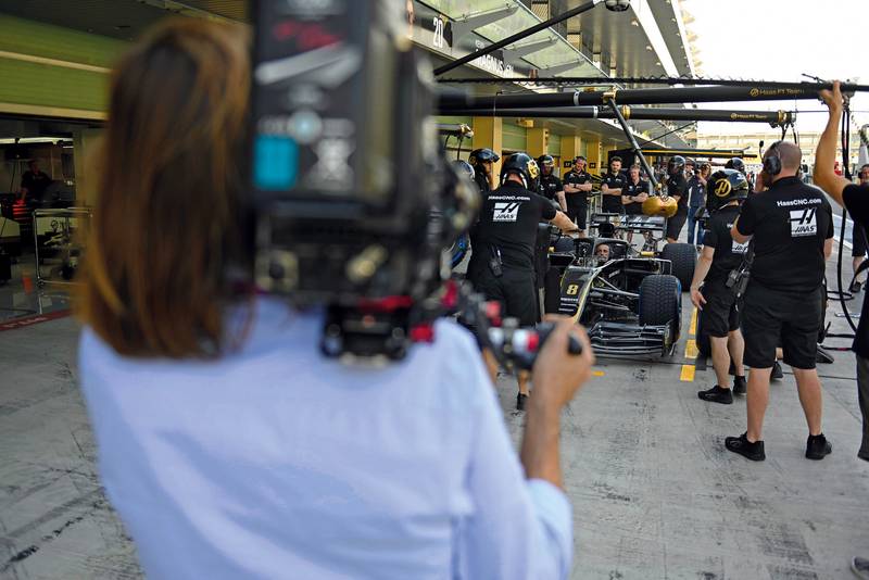 Drive to survive Haas pitstop