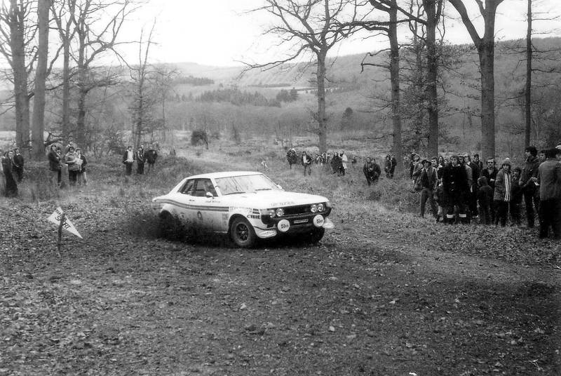 Toyota Celica on Forest of Dean Rally