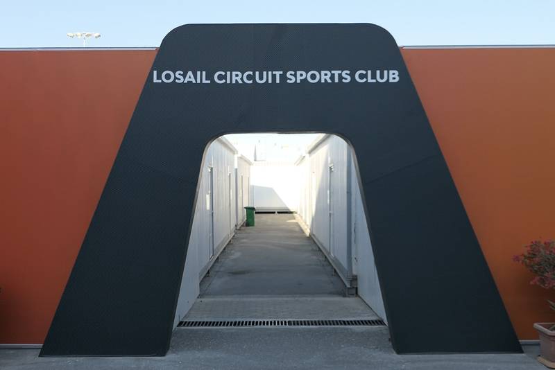 Paddock area during the 2020 MotoGP Qatar Grand Prix