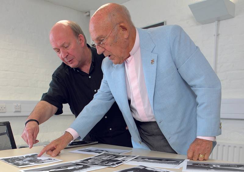 Stirling Moss at Motor Sport with Nigel Roebuck