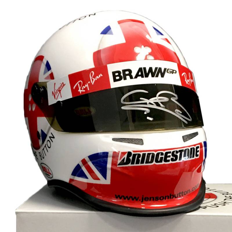 Product image for Jenson Button Signed 2009 British GP Helmet