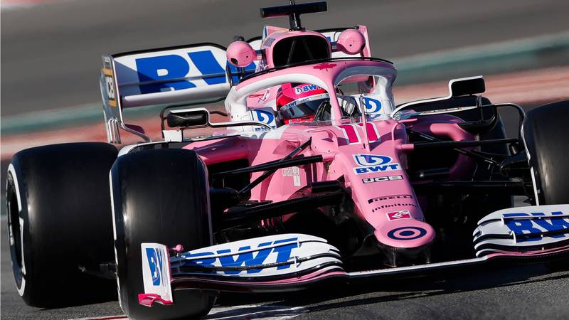 Sergio Perez, 2020 testing