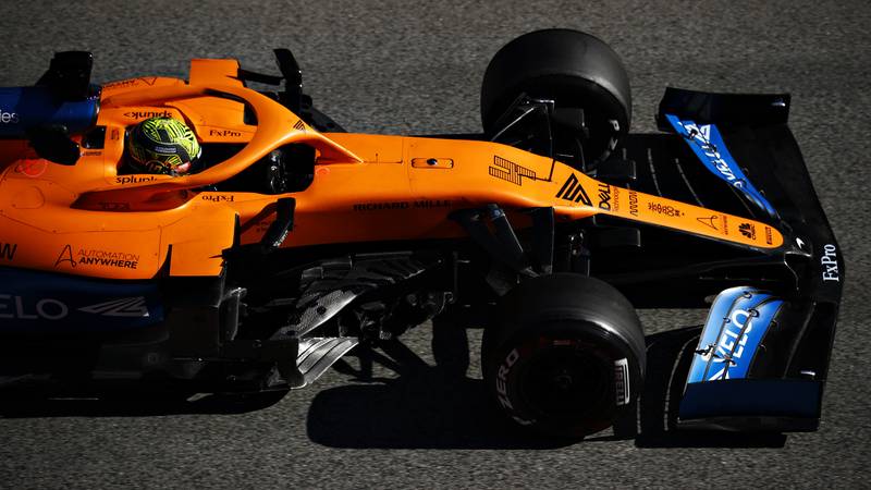 Lando Norris, 2020 testing
