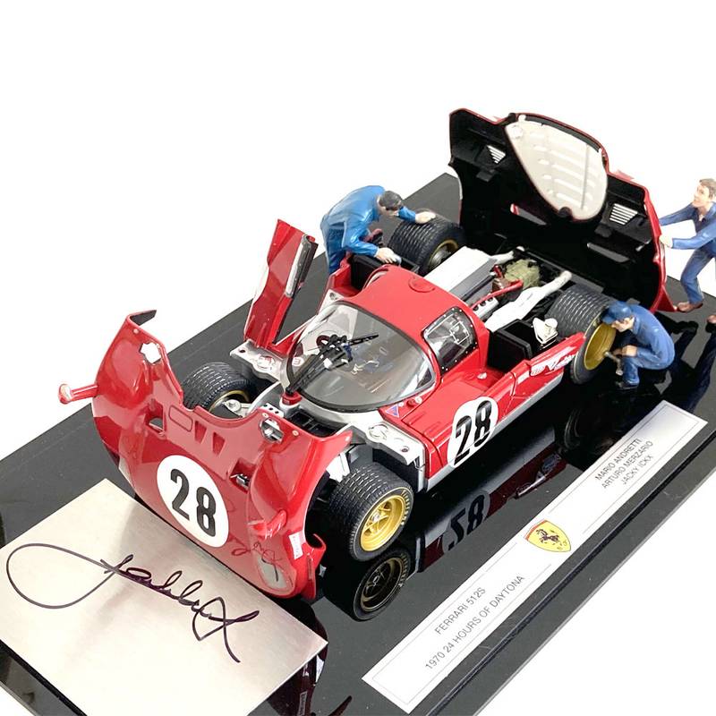 Product image for Ferrari 512S Spyder – 1970 Daytona 24 Hours | model | signed Jacky Ickx | 1:18 size