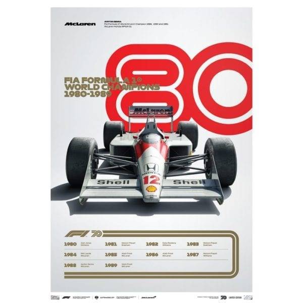 Formula 1 Decades 80s Mclaren Limited Edition